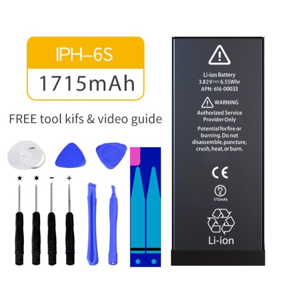 Eco - Friendly Iphone 6s Battery Replacement 1810mAh Capacity 100% Cobalt