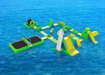 0.9mm PVC Tarpaulins Inflatable Water Park For Summer with Logo Printing