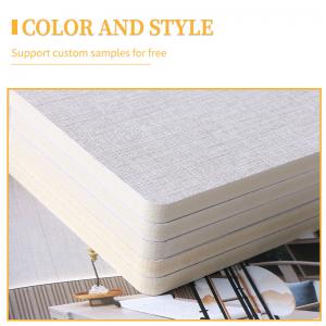 China PVC Bamboo Charcoal Wall Board Fabric Wall Panel 1220*2440*5mm wholesale