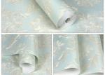 Floral No Glue White Self Adhesive Wallpaper Removable Wall Coverings