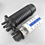 Dome Heatshrink Seal Fiber Optic Splice Closure 144C 4 Trays Basket Bracket