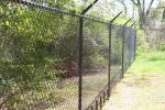 ISO-2001 Steel Chain Link Fencing , 3.65m High Metal Chain Link Gate