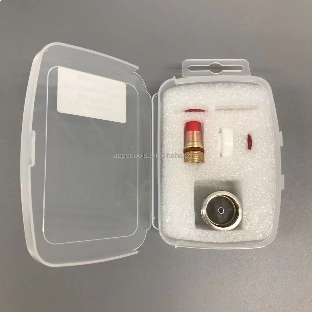 WP-17/18/26 Champagne TIG Welding Torch Accessories 1.6mm/2.4mm/3.2mm Clear Nozzle Kit