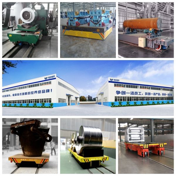 Cross Rail Transfer Cart Battery Powered Flat Cart With Electrical Control System For Precise Control Of Movement Direction And Speed