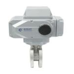SS Quick Open Electric Actuator Flange Connection IP67 Electric Ball Valve