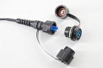 Waterproof Connector Socket Plug Fiber Cable Assembly Light weight FTTH ODVA LC