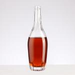 Glass Water Bottle for Voss Round Shoulder Slender Wine Bottle Body Material