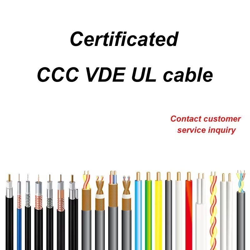 Three Color Line XLPE Jacket High Temperature Resistant Flexible Single-Core Power Cable