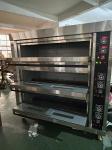 Commercial Gas Deck Oven 9 Trays Capacity 380kg Heavy Duty Cooking Equipment
