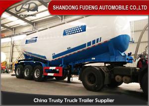 China 3 Axles 50 M3 dry unloading bulk power cement tanker truck trailer powerful tanker trailer wholesale