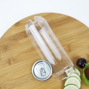 China 0.5 Liter Plastic Food Container Jars Clear Plastic PET Containers With Can Lids wholesale