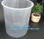 Plastic rigid round bottom drum liner, antistatic rigid pail liners, Rigid Pail