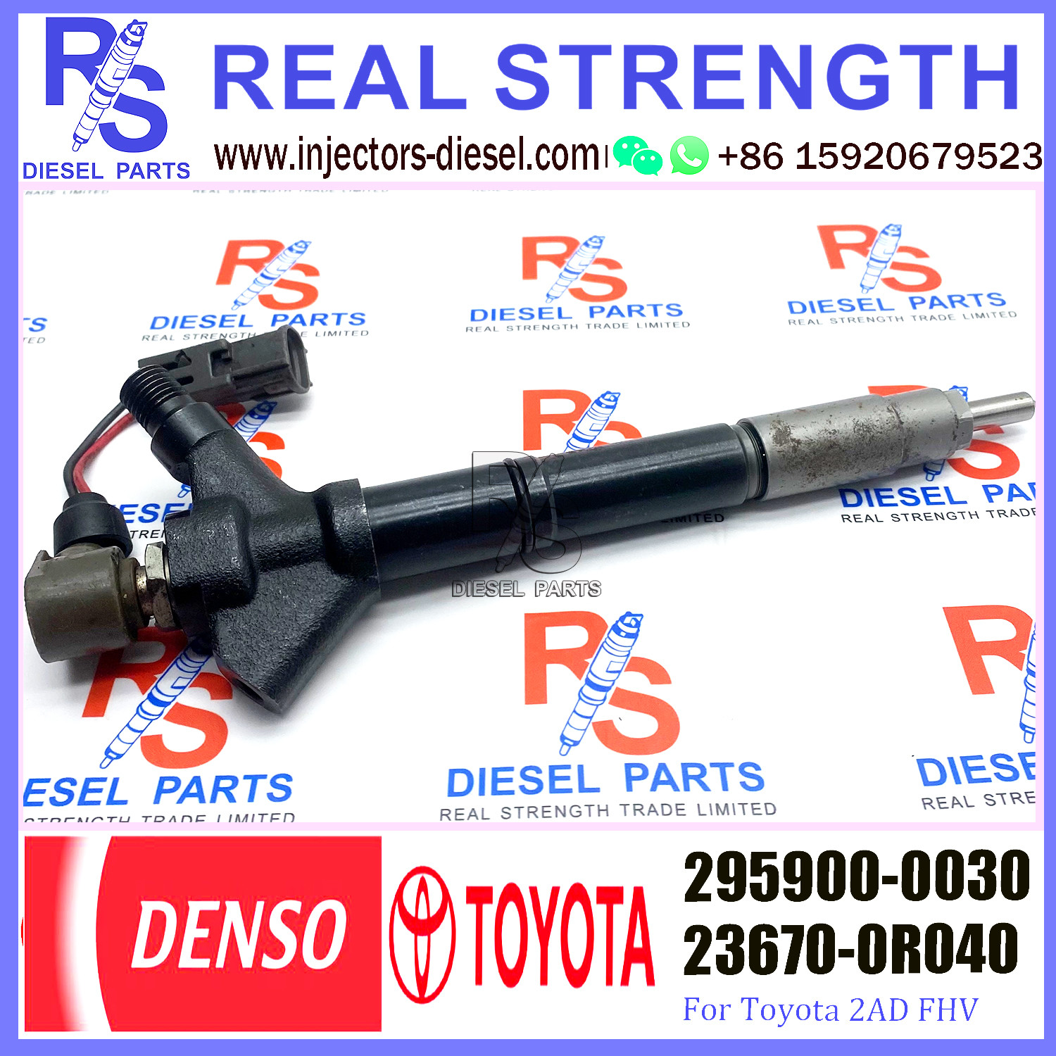 Common Rail Fuel Injector 295900-0110 295900-0130 295900-0030 2959000110 2959000130 2959000030 295900-0100