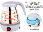 Travel Foldable Electric Kettle 600ml Collapsible Water Boiler for Coffee Tea