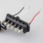 203 - 301mm Plastic Injection Parts Battery Injection Plug To 3 Pin Molex Micro