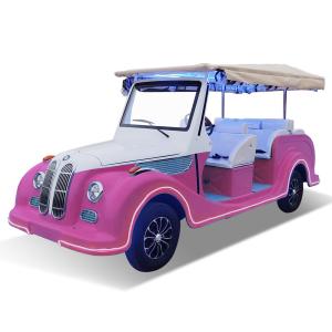 China Electric Classic Car 8 Seater Vintage Cart Three Rows Of Seats 8 Passengers For Sale wholesale