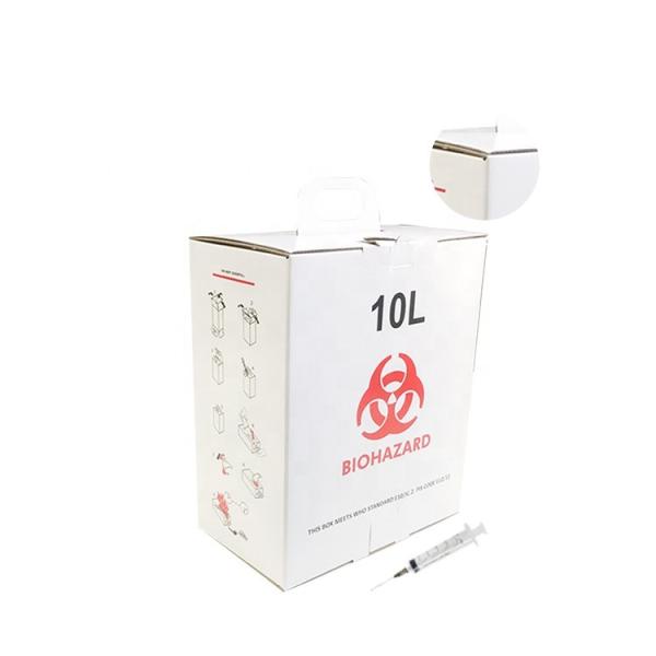 10L Medical Sharps Container Medical Waste Containers For Syringes Custom logo
