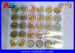 Anti Fake Hologram Security Stickers , Printing 3d Hologram Security Labels