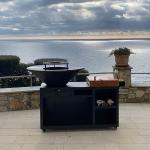 51 Inch Corten Steel BBQ Grill OEM 170KG Outdoor Barbeque Grill