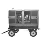 62.5kva 50Kw Quiet Running Mobile Diesel Generator Trailer Mounted Class H