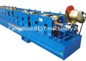 China High Standard Steel Downspout Rain Water Gutter Rolling Forming Machine 3 kw Power wholesale