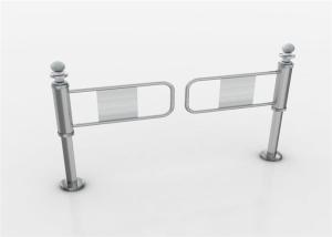 China Mechanical Hand Push Electronic Turnstiles Single Direction Entrance Security Gates wholesale