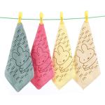 Hanging Loop Kids Microfiber Towel , Kids Bathroom Towels