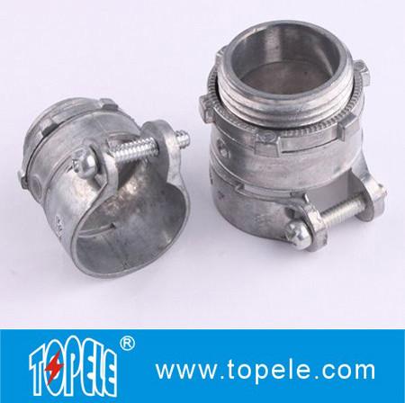 Quality Zinc Die-cast Flexible Conduit And Fittings Flexible Metal Straight Squeeze Connector for sale
