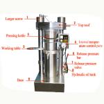 Energy Saving Hydraulic Oil Making Machine / Walnut Seed Oil Extractor Machine