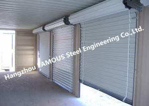 China Residential Overhead Roll Up Industrial Steel Garage Doors With Fire Resistant wholesale