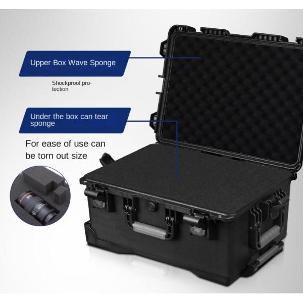 Custom IP67 Waterproof Tool Case 590x420x290mm with Foam Insert
