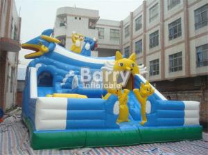 China Fun Amusement Inflatable Bouncer Combo Jumping Castle 6mL*5mW*3mH wholesale