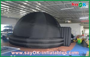 China Portable Inflatable Planetarium , 210D Oxford Cloth Black Inflatable Dome Tent wholesale