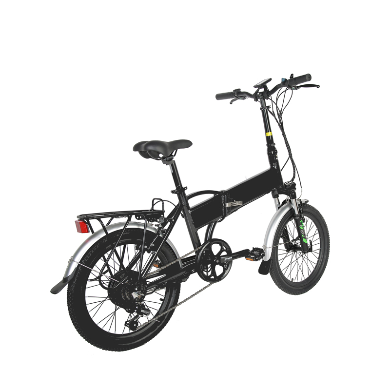 Front Suspension Electric Bike Aluminum Alloy Folding Electric Bicycle 250W 36V Ebike