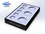 Easy Eye Lash Extension Cosmetics Acrylic/Plastic Display Holders with 3 Round