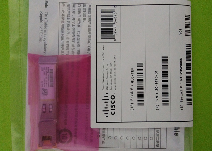 Optical Fiber Module GLC-TE 100M RJ45 1.25G 1 year warranty