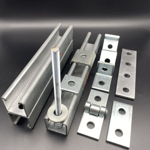 Construction Electrical Galvanized 41X124 Slotted Back to Back Strut Channel