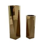 Large Luxury Modern Special Shape Stainless Steel Planter