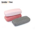 Manufacture PU Leather Sunglass Case Optical Metal Hard Case Spectacle Iron Case
