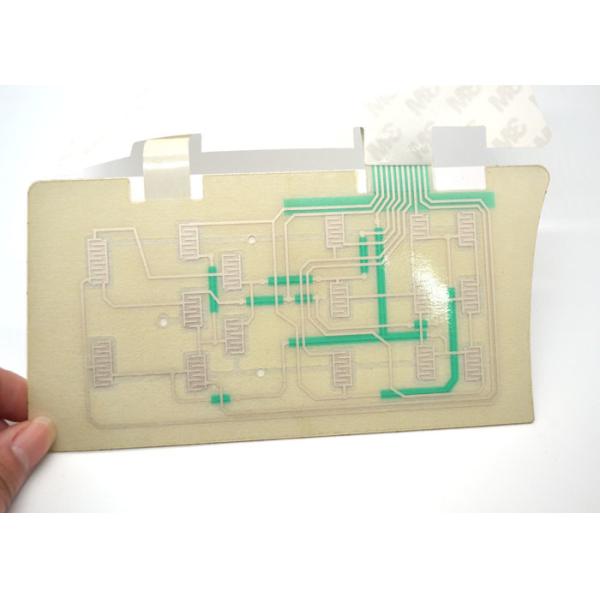 Shielding Layer Microwave Oven Membrane Keypad Flat Non Tactile Type Durable