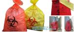 Biohazardous Waste Bag \PE type Yellow Medical Waste Bags, Plastic Medical