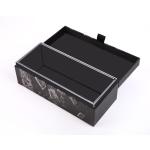 Decorative Rigid Magnetic Gift Box Silver Foil single bottle vodka Spirit Wine