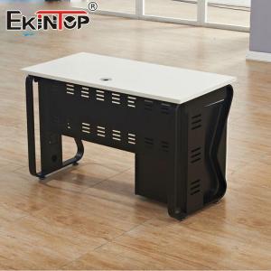 China Black Customizable Small Employee Desk Home Solid Wood Computer Desk wholesale