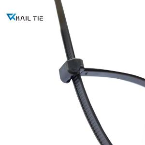 China UV Reverse Tooth Nylon Cable Tie Black Plastic Reusable Cable Zip Ties wholesale