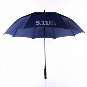 China Double golf umbrella 511 long umbrella straight fiber wind umbrella umbrella wholesale