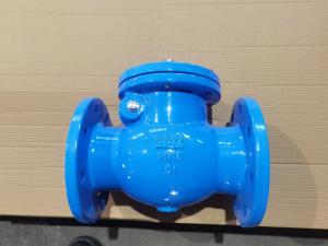 China Swing Cast Iron Check Valve DIN3302-F6 / BS5153 / ANSI B16.10 / JIS B2002 DN50 - DN300/2 -12 wholesale