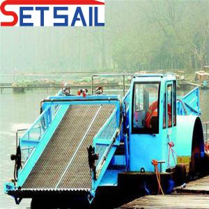 China Loading Capacity 7.5-50m3 Qihang Aquatic Weed Harvester-44 for Water Hyacinth Removal wholesale
