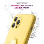 Liquid Silicone Finger Grip Phone Case 360 Rotating Foldable Stand For Iphone 11