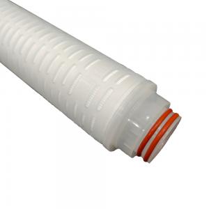 China PLZ-PPL Series Pleated PP Filter Cartridge Membrane Filter Cartridge Used To Liquids And Gases on sale