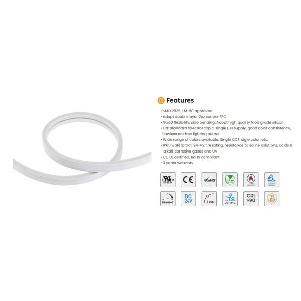 Side Bend LED Bendable Strip Lights IP65 Waterproof LongLasting Customizable Lengths